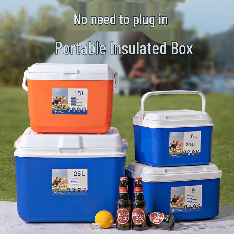 Portable Insulated Refrigerated Box for Home, Car, and Outdoor Use