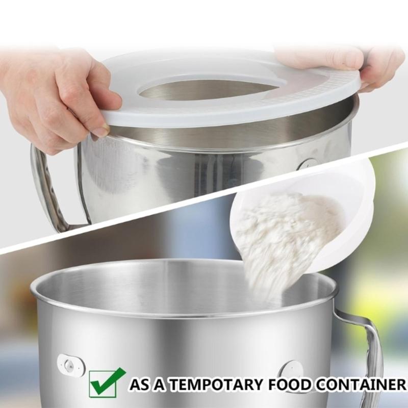 Mixers Bowl Cover Mixer Bowl Blender Lid Blender Bowl Replacement Part Blender Cover Mixers Lid for 6QT Stand Mixers