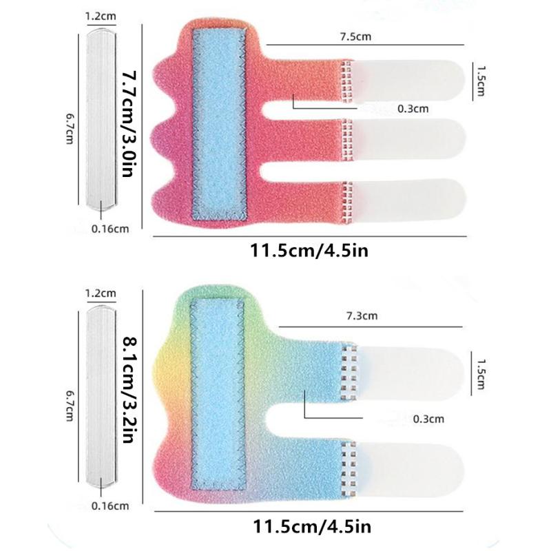 Schnappfinger Schiene Hammerfinger Schiene Fingerbandage für Arthritis Verletzung Verstauchung Passt Zeige- Mittelfinger Schmerzen