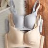 Women Seamless Wireless Thin Cup Push Up Anti Sagging Adjustable Bra