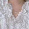 A Light Luxury Style with Sapphire Necklace for Women with Niche Design Indifferent Style and Simple Style