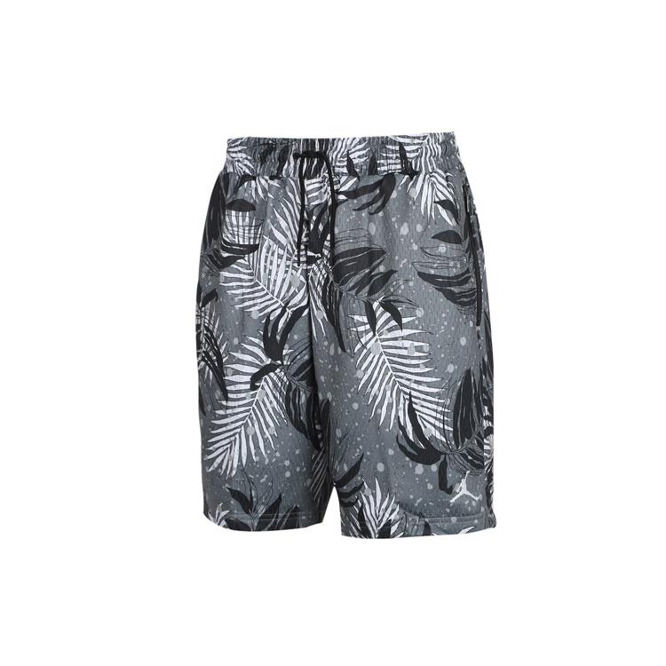 Air Jordan Jumpman Brown Printing Knit Shorts Black Men s CK5635-010 XS