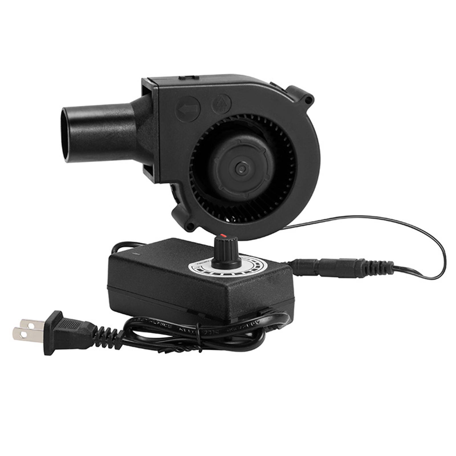 

Вентилятор воздуходувка 12 В 9733 Центробежный вентилятор с регулятором скорости для вытяжки и охлаждения в 3D-принтере, грилях для барбекю