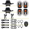A1A2 Durability LED Rear Light Easyly Installation Tail Lamp Light weight Rear Light