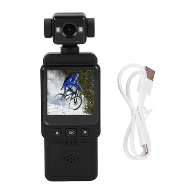 1080P Digital Camera WiFi Handheld Action Camera with Clamp IP65 Water Proof Smart Image Stabilization Multifunctional