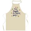 Kitchen Apron - Angèle - Breton Pattern - Resistant Cotton - Printed In France
