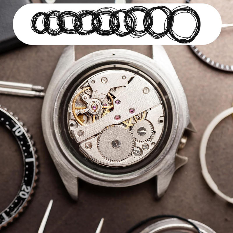 Waterproof Rubber Watch Back Cover O Ring Gasket Seal Replacement Repair Spare Part for Watchmaker  Elastic Silicone - Suitable for Home Travel Daily