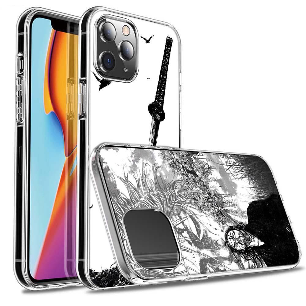 Manga Vagabond Phone Case For Iphone 16E 15 Pro 14 Plus 17E 16 17 Pro Max Air 11 12 13 Mini Shockproof Capa Cute Cover TPU Cl