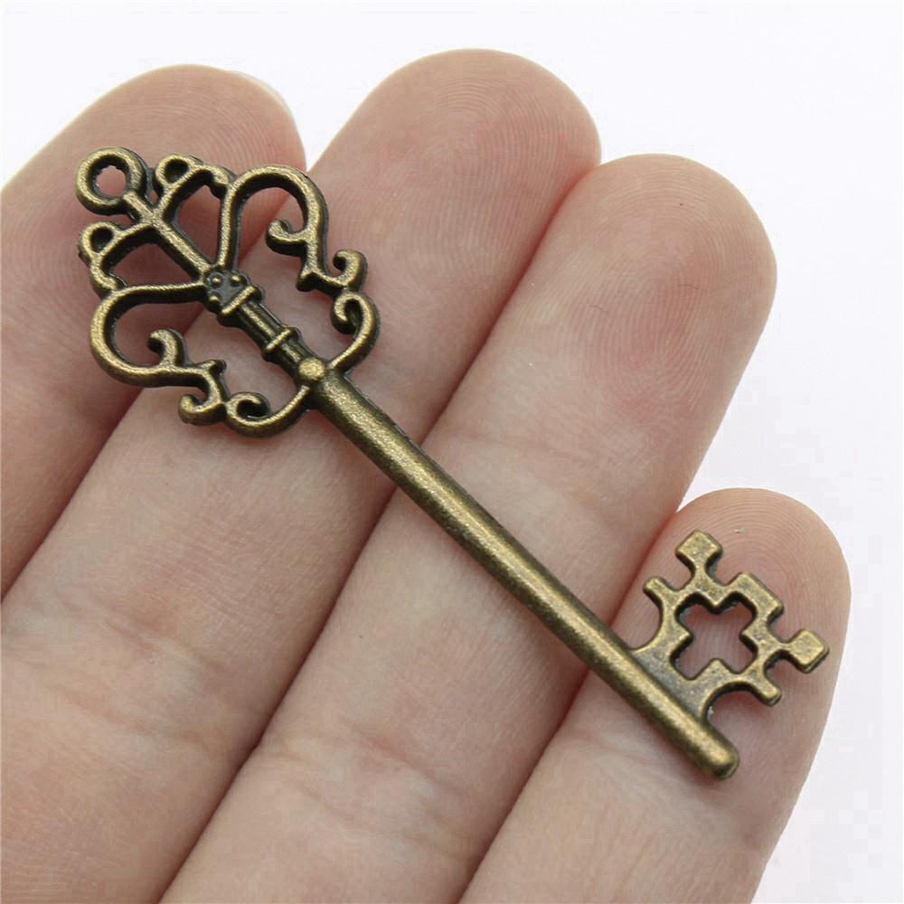 

Ключевые инструменты Подвески Подвески Женские украшения Оптом Необычные украшения A22-5pcs-57x18mm