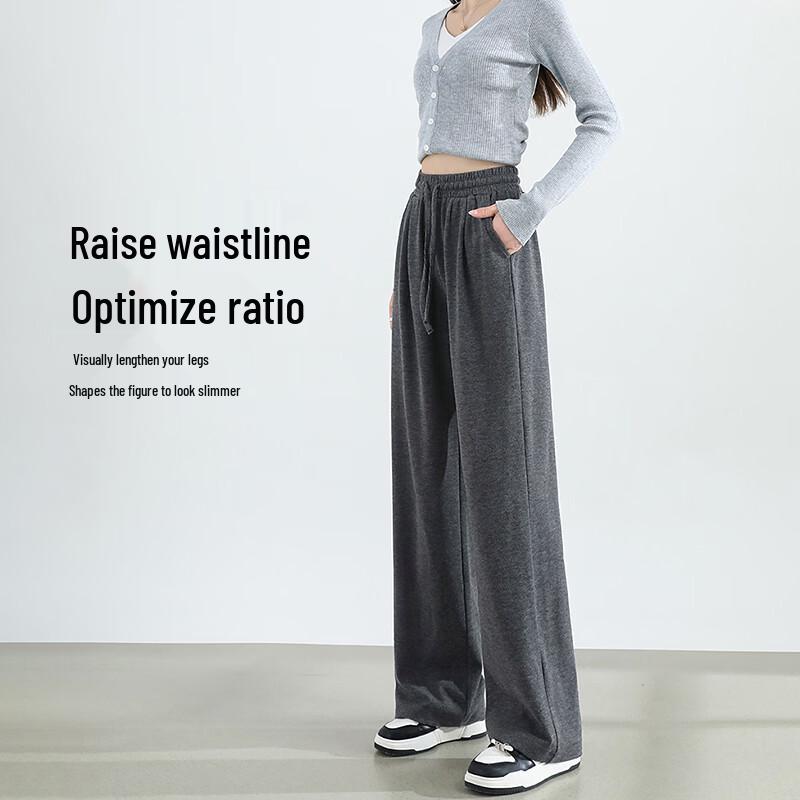 TonLion Women's High-Waist Straight-Leg Casual Sport Pants