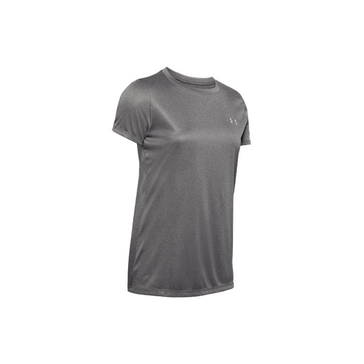 (WMNS) Under Armour UA Velocity Solid Crew Short Sleeve Gray Women s 1298706-090 S
