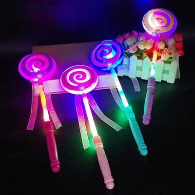 Luz LED Piscante Varinha Mágica de Fada Pirulito Princesa Palito Decoração de Natal para Menina