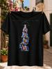 The Final Countdown Music Vertical Stacked Portrait Collageelectric Blue Glow And Dark Retro Unisex All Tshirt
