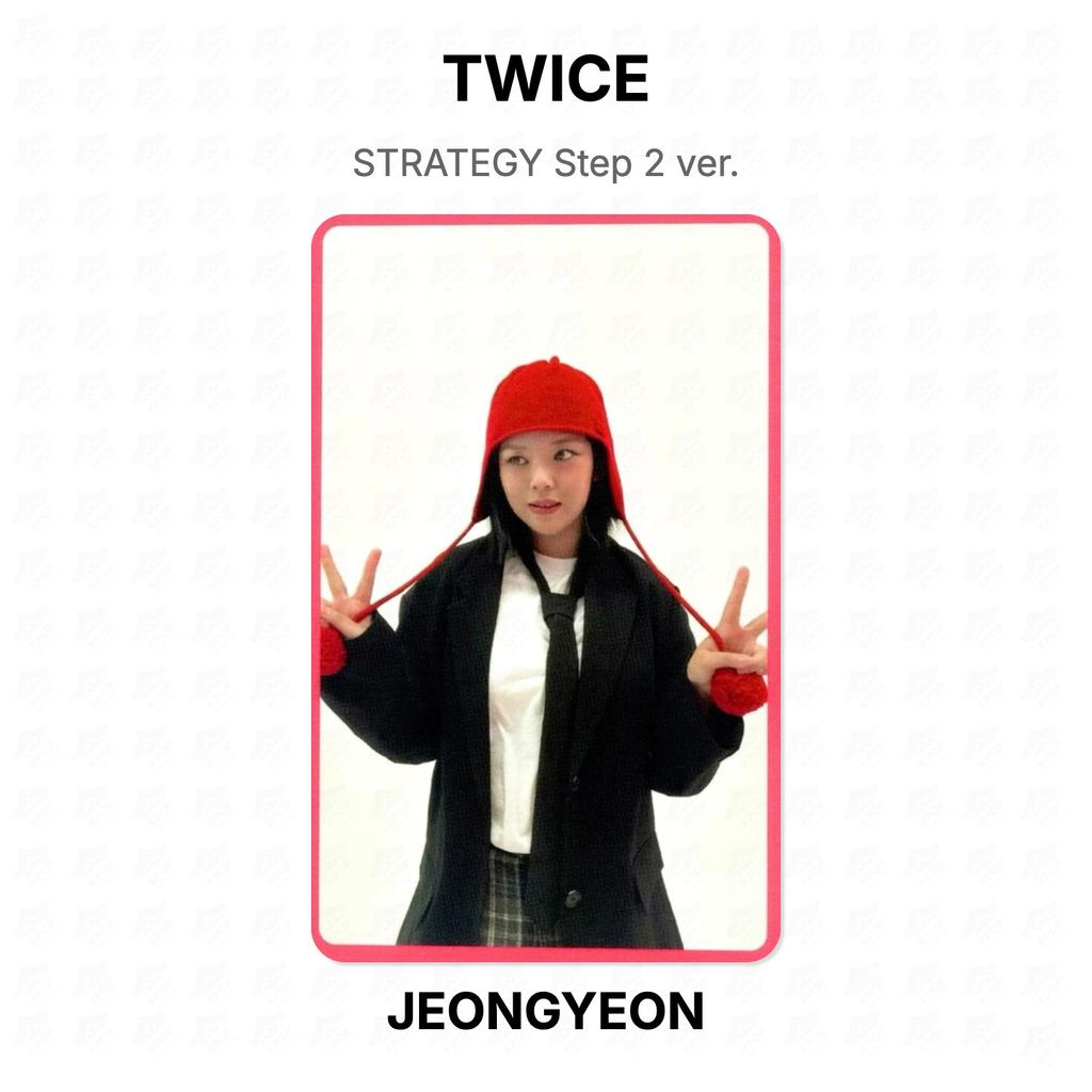 Twice STRATEGY Step 2 Ver. Official Photocard