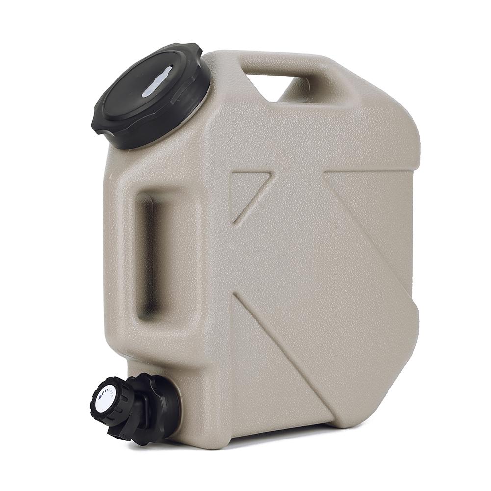 10L Camping-Eimer, Wasserspeicher, große Kapazität, mit abnehmbarem Wasserhahn, kein Auslaufen, für Picknicks, Wandern, tragbarer Camp-Wasserbeutel