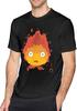 Howls Moving Castle Men's Crew Neck t-Shirt Cool Short Sleeve Classic Tee