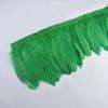 1Meter Colored Goose Feathers Trims Real Geese Feather Trim Tassel Fringe Ribbon White Black Feather Crafts Clothes Accessories