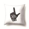 Nordic Style Ins Illustration Graffiti Polyester Pillowcase Car Decoration Home Printed Waist Rest Pillowcase