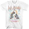 Clássicos Americanos Def Leppard Anos 80 Banda Heavy Hair Metal Rock & Roll Hysteria '88 Camiseta Adulto