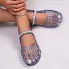 Women Transparent Jelly Sandals Slip On Lightweight Breathable Beach Shoes Adjustable Back Strap Casual Summer Footwear