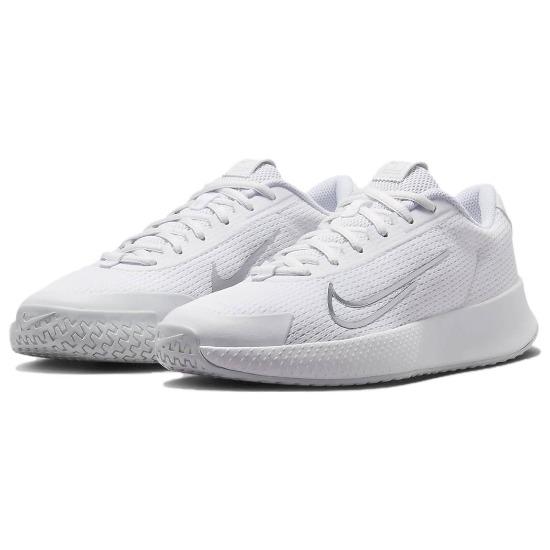 Nike Court Vapor Lite 2 HC Low White Metallic Silver W - DV2019-101