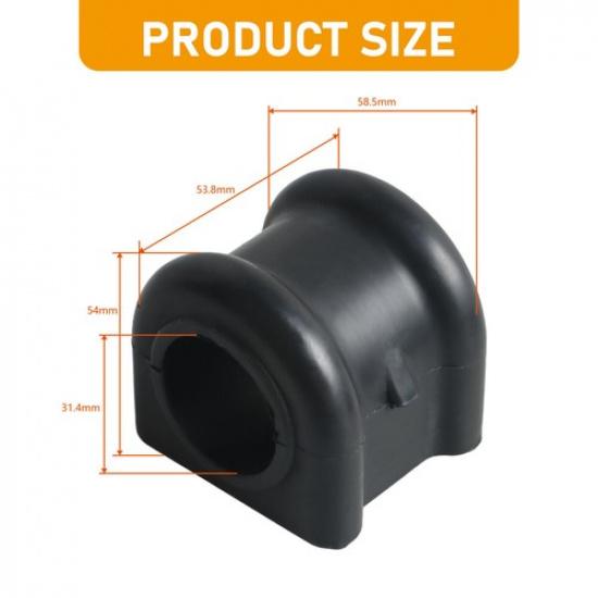 One Pair Front Sway Stabilizer Bar Bushing Kit for Dodge Ram 1500 2500 3500