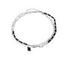 Neutral Niche Design High-end Black Gemstone Double-layer Zircon Necklace, Collarbone Chain