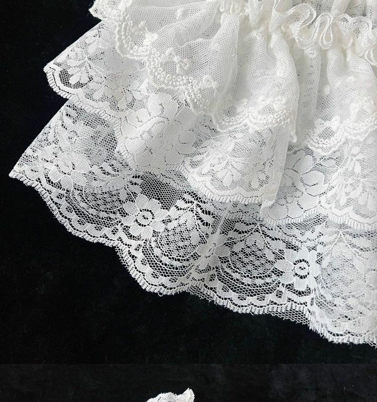 Industrial Ballet-Inspired Lace Tie Bow Layered Skirt - Women's Spring/Summer Fashion