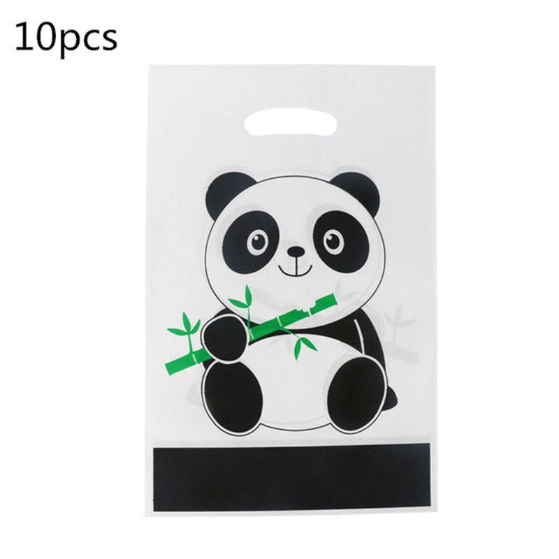 Bezaubernde Cartoon Panda Partyzubehör Geschirr Dekoration für Kindertagsfeierlichkeiten