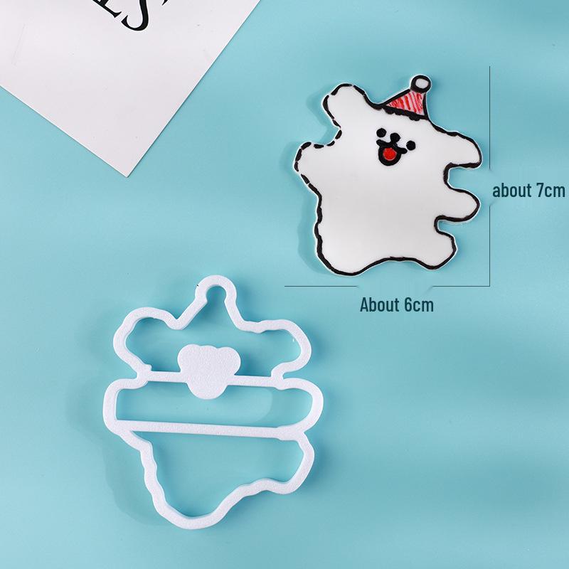 

3D Cartoon Puppy Cake Mold & Fondant Cutter Set