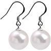 Ganci per orecchie con perle in argento sterling S925 2023: Orecchini Eleganti e Versatili per Donna