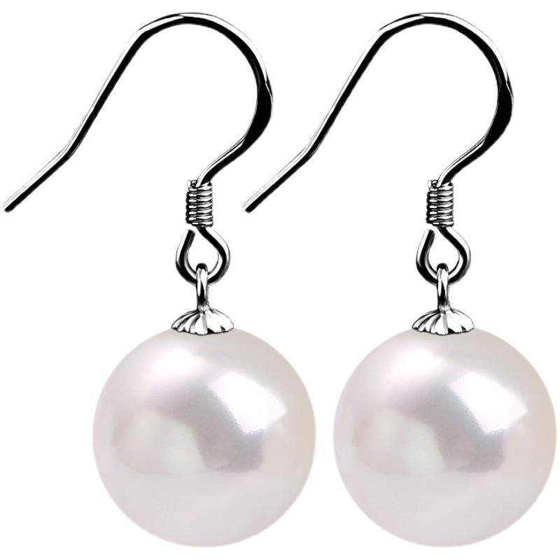 Ganci per orecchie con perle in argento sterling S925 2023: Orecchini Eleganti e Versatili per Donna
