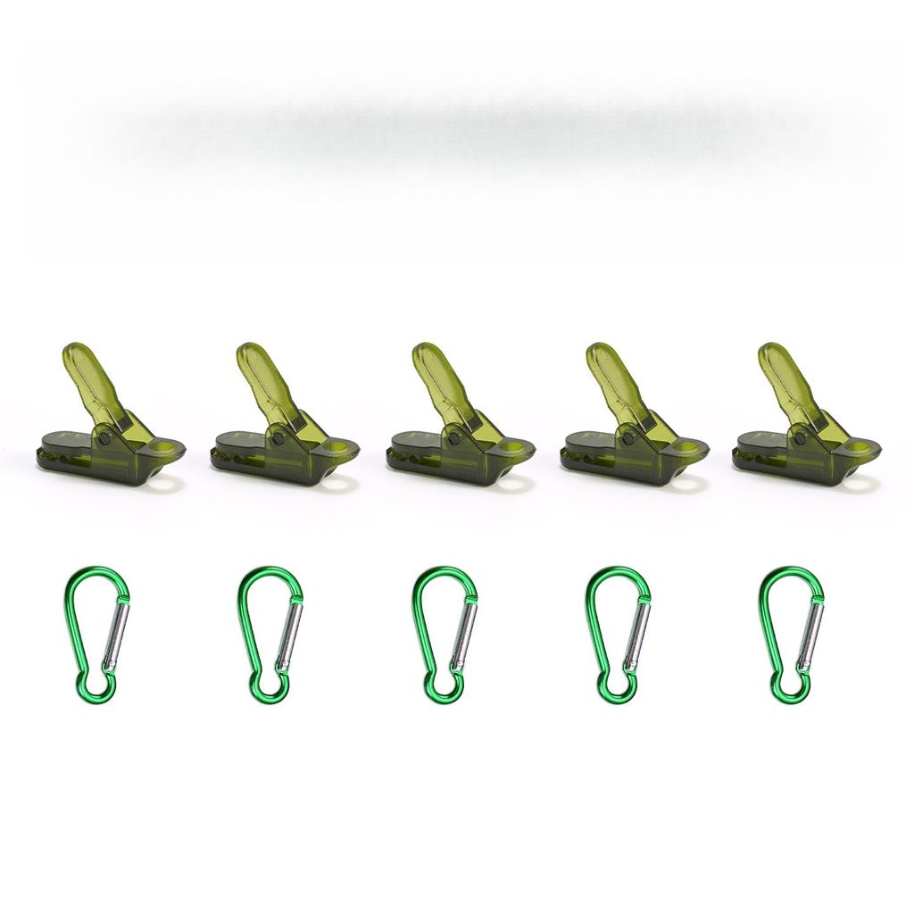 Tent Reinforcement Anchor with Alligator Clip – Outdoor Camping Awning Tie-Down Hook, Windproof Securing Clip with Inverted Design