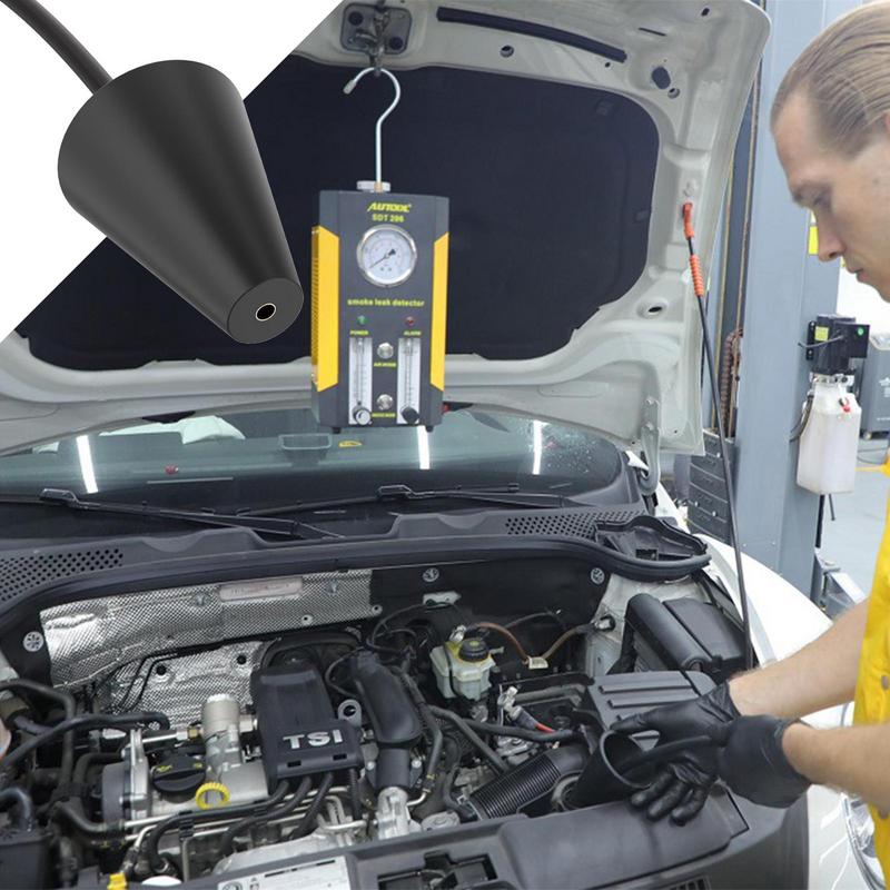 Portable Cone Adapter Smoke Diagnostics For Car EVAP Leak Locator Tester Smoke Cone Leak Detector Exhaust Intake Boot Adapter