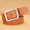 Korean Style Men PU Belt Needle Buckle Japanese Buckle Casual Jeans Belt Fashion Durable