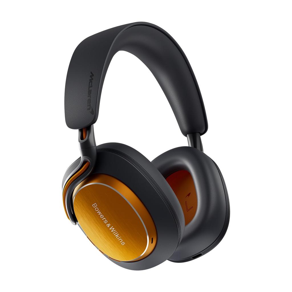 Bowers Wilkins PX8 S2 MCLAREN EDITION Wireless Noise Lossless Multipoint 40mm Dinamico Carbonio Connessione Cablata Lossless & Cancellazione del Rumore,