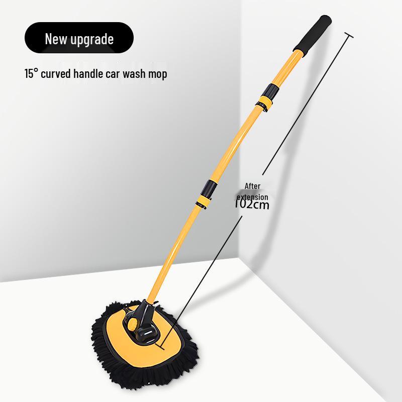 Mop telescopic retractabil din chenilă pentru spălarea mașinii Zhongheng cu mâner telescopic și perie cu peri moi