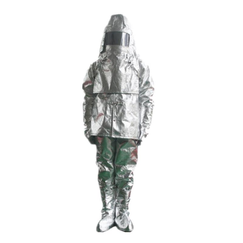 Quanhezhong 1000-Degree Aluminum Foil Fire & Heat Insulation Suit XL