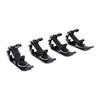 4PCS Shovel Mount for Roof Rack Metal Rubber Clamp Wall Mounting Brackets Shovel Holder for Truck Boats Equipment and Tools