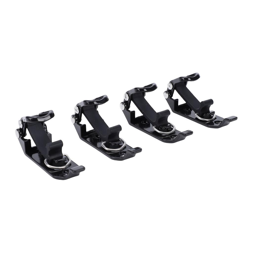 4PCS Shovel Mount for Roof Rack Metal Rubber Clamp Wall Mounting Brackets Shovel Holder for Truck Boats Equipment and Tools