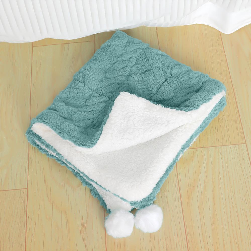 Pet Blanket Dog Fluffy Towel Blanket Fleece Sleeping Cover Towel Cushion For Dog Cats Mat Bed Blanket For Beds Winter Warm