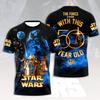 Unisex 3D Full Print Space Sci-Fi T-shirt, Casual Streetwear Top for Adults Kids
