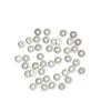 14K Gold-Filled Sunflower Charm Bracelet/Necklace Beads - Melon Pattern Spacers for DIY Jewelry