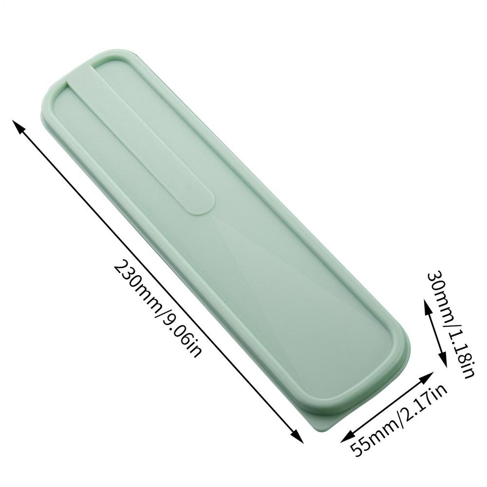 Tableware Box Environmental Cutlery Box Portable FlipCover Type Cutlery Case Spoon Storage Box Lightweight Travel Accessories