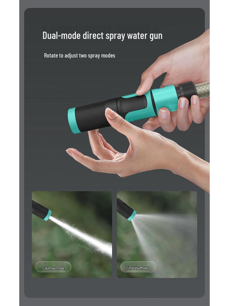 Automatischer Wandmontierter Einziehbarer Gartenschlauchaufroller mit Hochdruck-Wasserpistole zum Gießen, Autowaschen und Reinigen des Bodens