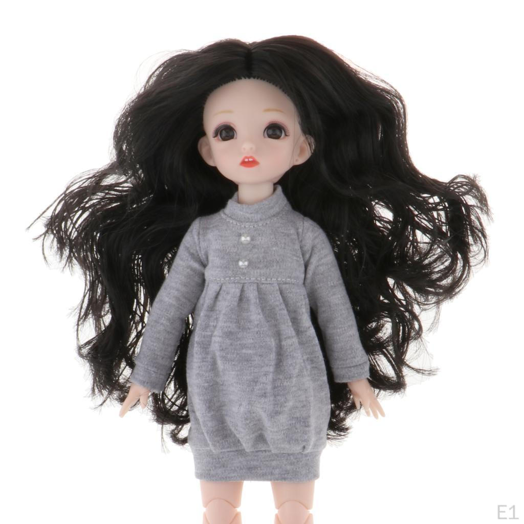 1 / 6 16 Ball Joints Girl Doll with Clothes