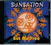 CD SUNSATION  Set Me Free PR2S3035 Popular 1996 Canada Dance  Electronica Used