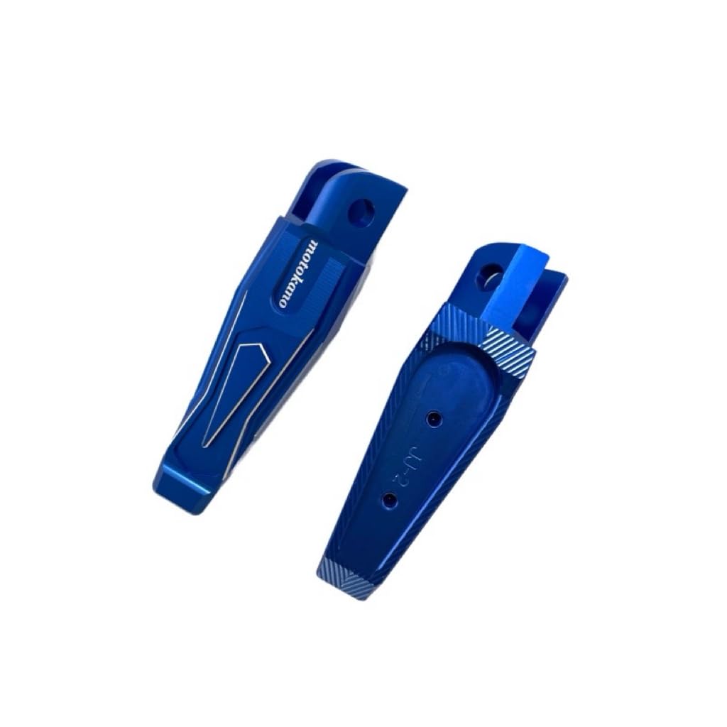 Motokano Front Foot Peg Compatible with GSX250R GSX-250R V-Strom 250 GSR250 Footrest Pedal (Blue)