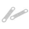 100PCS Clothes Hanger Grips Silicone Anti Slip Clear Clothing Hanger Strips for Home Store Wood Plastic Hangers
