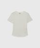 GENERALIDEA Acetate Round Neck T-Shirt [White] / Gf2Lts509